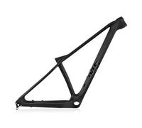 HWEVDHJ 27.5er 29er Hardtail Cuadro De Bicicleta De Montaña Cuadro Freno De Disco De Fibra De Carbono 15/17/19/21" Eje Pasante 12x148mm Boost Enrutamiento Interno(Schwarz,27.5 * 21")