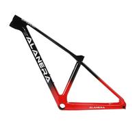 HWEVDHJ Cuadro Bicicleta De Montaña 29er DH/XC/Am Cuadro De Fibra De Carbono 15/16/17/19" Cuadro Freno De Disco Eje Pasante 12 * 148mm Enrutamiento Interno(Rosso,29 * 15")