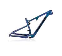 HWEVDHJ Cuadro De Bicicleta De Montaña con Suspensión Full 27.5/29er Cuadro Soft Tail De Fibra De Carbono 15/17/19/21' Freno De Disco Eje Pasante 12 * 148mm(Schwarz,29 * 17")
