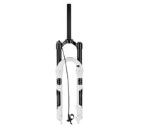 HWEVDHJ DH 27.5/29 Pulgadas Mountain Bike Horquilla De Suspensión Aire Tubo Recta 1-1/8" Horquillas Delantera MTB 120mm Recorrido Horquilla para Bicicleta Freno De Disco QR 9x100mm(Remote-White,29")