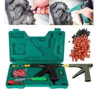 HWGANX Kit De Tapones para Neumáticos, Reparación De Neumáticos Sin Cámara, Kit De Reparación De Neumáticos De Emergencia, Sistema De Enchufe Eficiente para Coche, RV, Motocicleta