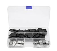 HWGING 20 Unids/Set Conector USB Tipo A 2,0, Adaptador de Enchufe de 4 Pines con Carcasa de Plástico Negro