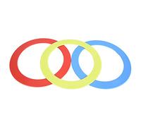 HWGING 3 Unids/Set Malabares Acrobacias Lanzamiento Anillo Pulsera Accesorios Mano Payaso Juguete Rojo Amarillo Juegos Al Aire Juguetes Equipo Deportivo para Niños
