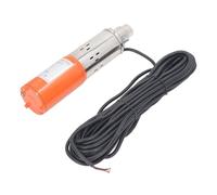 HWGING Bomba de Tornillo CC Solar Sumergible de Pozo Profundo Motor de Cobre de Acero Inoxidable 48V 400W Elevación de 60 Metros 1,8m ³/h para Riego