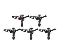 HWGING Boquilla Giratoria Inclinable, Herramienta de Pulverización, Rosca Macho DN20 de 3/4 Pulgadas para Boquilla de Riego Agrícola, 5 Piezas