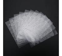 HWGING Cinta Adhesiva 10 × 9 × 1 Pegamento Adhesivo de Doble Cara Cinta Adhesiva Transparente para Uñas Postizas Herramientas de Manicura Uñas Postizas con Pegamento Adhesivo