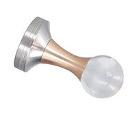 HWGING Molinillo de Martillo de Prensa de café de Acero Inoxidable con Bola de Cristal de Oro Rosa (58mm)