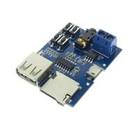 HWGING Placa Decodificadora de Mp3 sin Pérdidas, Control de Botones, Módulo de Decodificación de Mp3 con Amplificador para Tarjeta de Memoria de Disco U DC 3,7-5,5 V