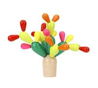 HWGING Plantoys 28 20 × 18 × 5 Rompecabezas de Madera para Niños Juguete de Equilibrio Bloques de Construcción Ensamblados