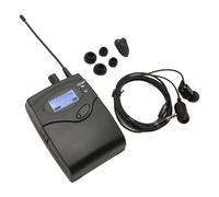 HWGING Receptor de Petaca Inalámbrico, Receptor de Monitor de Oído Estéreo de 550-580MHz con Salida de 3,5mm para Actuación en Vivo de Banda de Escenario