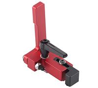 HWGING Rieles en T para Carpintería, Bloque de Tope de Acero de Aleación Tipo 75, Herramienta para Trabajar la Madera, Tope de Carril de Inglete, Dispositivo de Límite de Longitud Preciso, de