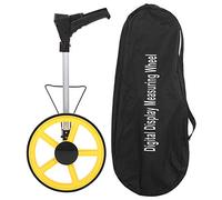 HWGING Rueda de Medición de Distancia, Pantalla Digital, Contador de Distancia Rodante, Conmutación Métrica en Pulgadas