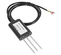 HWGING Sensor de Salinidad del Suelo RS485, Transmisor de Sensor EC FC de Salinidad del Suelo Impermeable, Probador Detector de Conductividad del