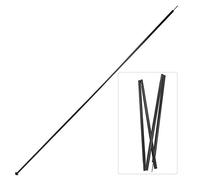 HWGING Toldo de Refugio para Tienda de Campaña de Hierro para Exteriores de 2M, Barra de Soporte Plegable para Senderismo y Acampada