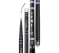 HWHHDQL Caña de Pescar telescópica de Carbono Ultraligera, caña para Carpas y Pesca de Fondo de Gran rigidez, de 3,6 m a 7,2 m, Ideal para largas jornadas de Pesca(3.6 m)