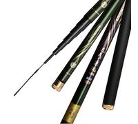 HWHHDQL Caña de Pescar telescópica de Carbono Ultraligera y superrígida para Carpas, de 2,7 m a 6,3 m, Ideal para largas jornadas de Pesca(2.7m)
