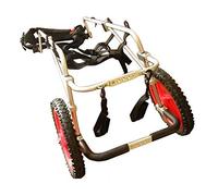 HWhome Soporte Auxiliar Grande Silla De Ruedas Paralizada Perro Discapacitado Aleación De Aluminio Ultra Ligero Implementación Común Fácil De Usar Ajustable, Scooter para Mascotas（6 Tamaños）(Size:L)