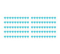 HWIREUIGT 100X e Heart Love Ropa de Madera Papel Fotográfico Clavija Mini Pinza para Ropa Clips para Postales Decoración de Bodas en el Hogar Papelería