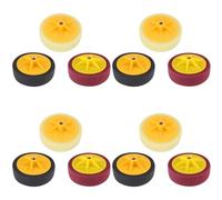 HWIREUIGT 12 Piezas de 6 Pulgadas/15 cm para Pulir Autos, Almohadilla de Encerado, Esponja M14, Kit de Almohadillas de Encerado para Pulir Ruedas, Herramienta para Pulidor de Autos