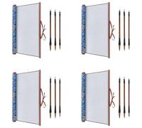 HWIREUIGT 16X Juego de Caligrafía China Sin Tinta, Escritura con Agua Reutilizable, Rollo de Tela Mágica, Bolígrafos de Escritura de Caligrafía China Tradicional