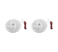 HWIREUIGT 2 altavoces marinos de 6.5 pulgadas, impermeables, 60 W, altavoz amplificador de audio con cable