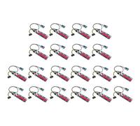 HWIREUIGT 20X Mini PCIe A PCI Express 16X Riser para Computadora Portátil Tarjeta Gráfica Externa BTC Miner MPCIe A PCI-E Ranura Tarjeta de Minería