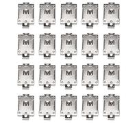 HWIREUIGT 20X Montaje En Riel DIN Soporte Equipo Rack G3NE G3NA Eléctrico para Aletas SsR R99-12