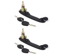 HWIREUIGT 2X 6K0837205 6K0837206 Manija de Puerta Delantera Izquierda Derecha con Barril de Bloqueo para Galaxy 33mm Pin de Longitud