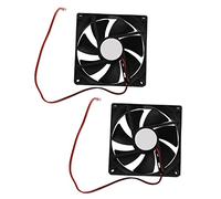 HWIREUIGT 2X 90mm x 25mm DC 12V Ventilador de Enfriamiento de 2 Pines para Caja de Computador Enfriador de CPU