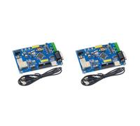 HWIREUIGT 2X Placa de Desarrollo de Control Industrial STM32F407VET6 Learning 485 Dual Can Ethernet Internet Network of Things STM32