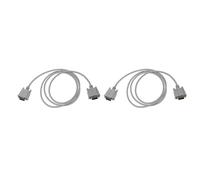 HWIREUIGT 2X VGA DB15 Macho A RS232 DB9 Pin Cable Adaptador Macho/Cable de Extension de Grafico de Video (, 1.4M)