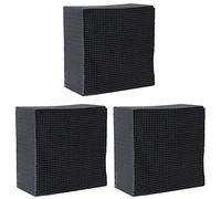 HWIREUIGT 3 filtros de agua de carbón activado, filtro de agua ecológico para acuario, cubo de panal de abeja, filtro de filtración y absorción ultra fuerte