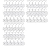 HWIREUIGT 360 Piezas de Llaveros Redondos de Sublimación en, Espacios en de Transferencia de de Doble Cara, Llaveros de MDF, Tablero en, Llaveros en