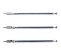 HWIREUIGT 3X Reemplazo 49cm 19.3 Pulgada 6 Secciones Antena Telescopica para Radio TV