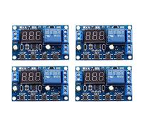 HWIREUIGT 4 Uds DC 6-40V Cargador de Batería Descargador Interruptor de Control de Bajo Voltaje Tablero de Protección Sobrevoltaje Corte Automático