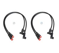 HWIREUIGT 4X Sensor de Freno de Bicicleta Eléctrica, Palanca de Freno de Corte de Energía, Palanca de Cambios, Freno Hidráulico Combinado, Conector Impermeable de 2 Pines