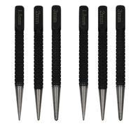 HWIREUIGT 6 Piezas de Punzón Central, Punzón de Posicionamiento, Fijador de Perforación, Punzón de Clavo Cilíndrico Negro, Accesorios para Herramientas de 1,5Mm/2Mm/3Mm
