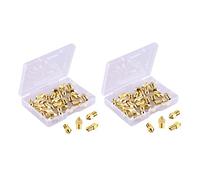 HWIREUIGT 60 Piezas Mk8 Boquilla 0.4mm 3D Boquillas de Impresora Cabezal de Impresión Extrusora para Impresora 3D -10 (2Pc Caja de Plástico)