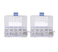 HWIREUIGT 680 Piezas de M3 Tuerca de Tornillo Hexagonal de Acero Inoxidable M3 Tornillos Tuercas Conjunto de Sujetador Surtido