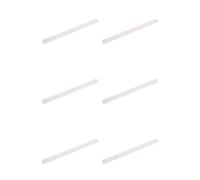 HWIREUIGT 6piezas 40cm 16 Pulgadas Longitud Medida de Plastico Transparente Regla del Borde Recto