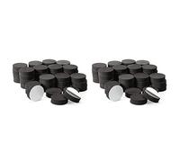 HWIREUIGT 96 Piezas Elevadores de Pies para Macetas Alfombrilla de Goma Natural para Macetas Pies Invisibles