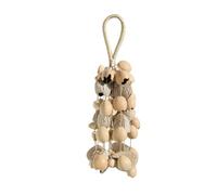HWIREUIGT Agitador de Cáscaras de Semillas. 3 Tipos de Cáscaras de Nueces Naturales. Instrumentos de Sanación para la Meditación y la Sanación con Sonido.