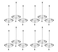 HWIREUIGT Apuñalador de Boletos para Restaurante, Soporte de Recibos de Boletos de 12 Piezas, de Pedidos de Husillo para Empresas, Cocina, Oficina