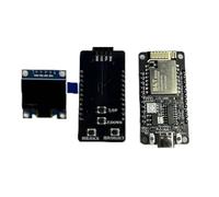 HWIREUIGT BW16-Kit - Placa de desarrollo RTL8720DN tipo C de doble banda 2.4G y 5G Wi-Fi Bluetooth BLE módulo con pantalla OLED de 0.96 pulgadas