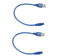 HWIREUIGT Cable USB Mini de 2 Pieza para Placa de Controlador Nano