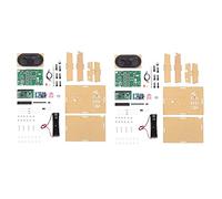 HWIREUIGT Kit de radio FM para proyectos de soldadura, receptor inalámbrico ajustable, pantalla LCD, módulo de radio digital FM, kit de bricolaje