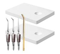 HWIREUIGT Kit de soldadura de joyería, placa de soldadura de cerámica, bloque de soldadura, placa de soldadura con ranura para hacer joyas, herramienta de ladrillo refractario