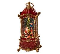 HWIREUIGT Play Melody - Caja de música con forma de carrusel con forma de globo de nieve, decoración de movimiento para fiestas en casa, música de invierno