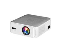 HWIREUIGT Proyector Inteligente Android T30 con WiFi, Cine en Casa, Proyección de Pared para Dormitorio, Proyector Portátil para Móvil, Enchufe Europeo.