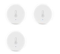 HWIREUIGT Tuya Smart ZigBee 3.0 Sensor inteligente de temperatura y humedad alimentado por pilas con la aplicación Tuya Smart Life (C)